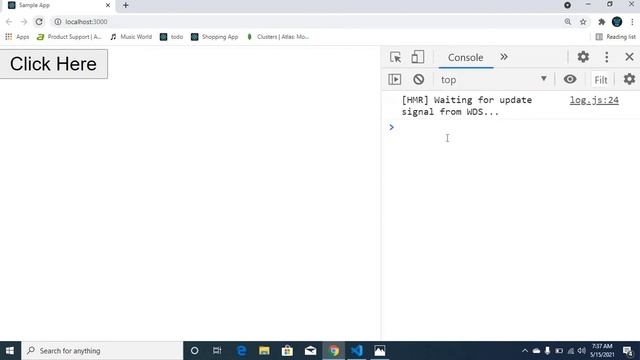onClick in ReactJs - 14 - ReactJs in telugu смотреть онлайн
