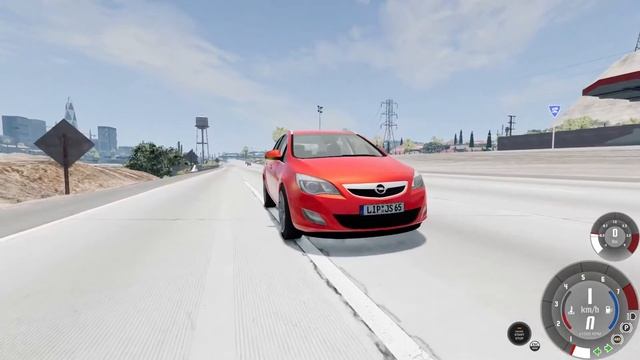 Opel Astra J (2012) in BeamNG #227 смотреть онлайн