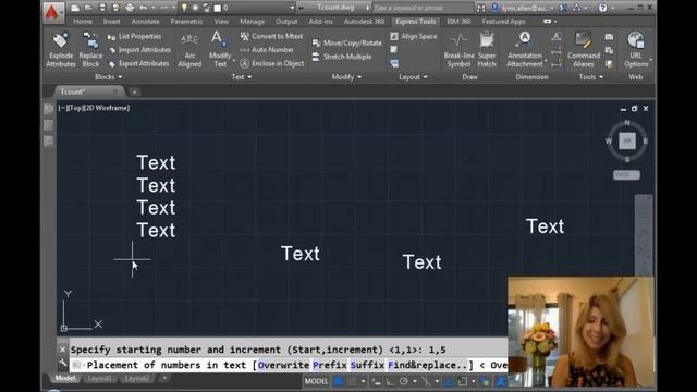 Sequentially Number AutoCAD Text Objects (Lynn Allen/Cadalyst Magazine) смотреть онлайн