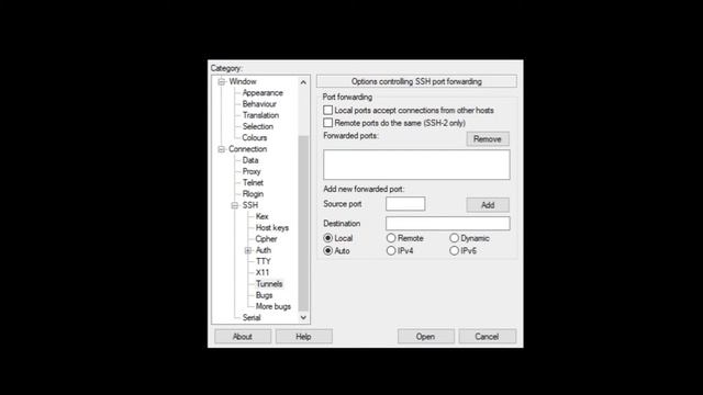 SSH Port Forwarding with Putty смотреть онлайн