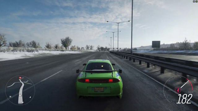 Forza Horizon 4 Mitsubishi Eclipse (Winter) смотреть онлайн