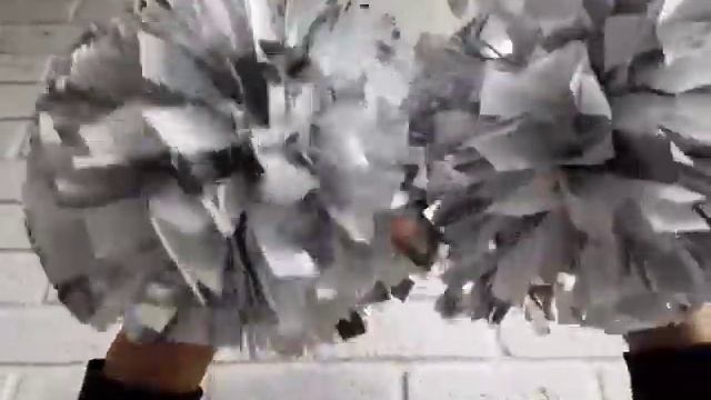 ПГМЕ10 мини. Помпоны гантелеобразные для черлидинга (чирлидинга) металлизированные. ЧЕРРИ-СПОРТ смотреть онлайн