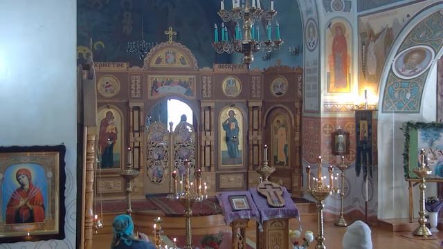 Свв. 40 мучч. Севастийских (+ ок.320). На Часах чтение Евангелия Мк. Литургия Преждеосв.Даров. смотреть онлайн