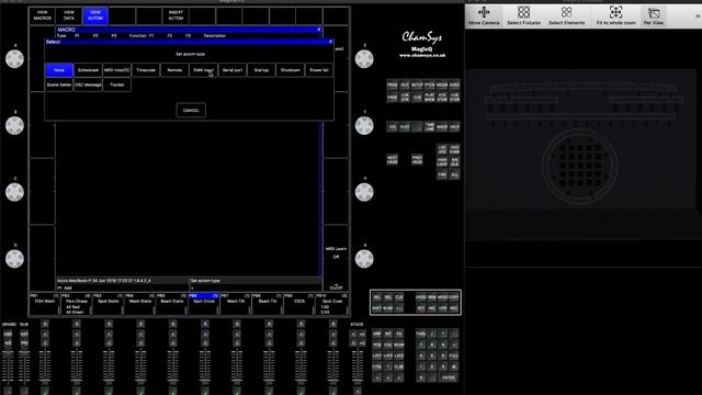 DMX In Triggering of playbacks from external console смотреть онлайн
