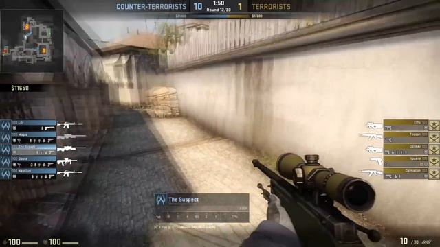 CS:GO overwatch #1 RAGE HACKER WITH DRAGON LORE HIGHLIGHT смотреть онлайн