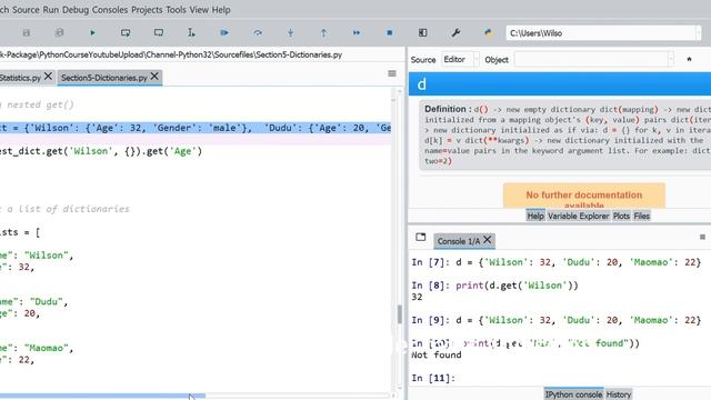 Python programming for beginners - Python dictionary get method #python смотреть онлайн