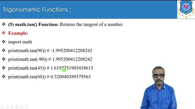 Lec-45_Math. Functions Trigo. & logarithmic functions | Python Programming | First Year Engineerin смотреть онлайн