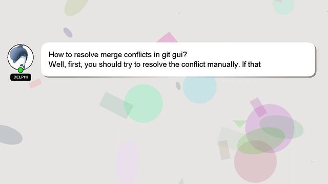 How to resolve merge conflicts in git gui? смотреть онлайн