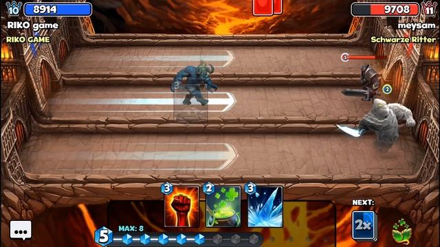 Castle Crush : Best Strategy - Storm Elemental Unchained Demon ? ? Nature Mode ? GamePlay Lvl 10 ? смотреть онлайн