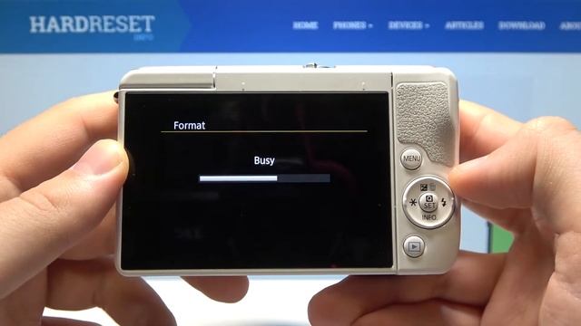 How To Format SD Card On Canon EOS M10 - Clear Canon Mirrorless Camera EOS M10 Memory Card