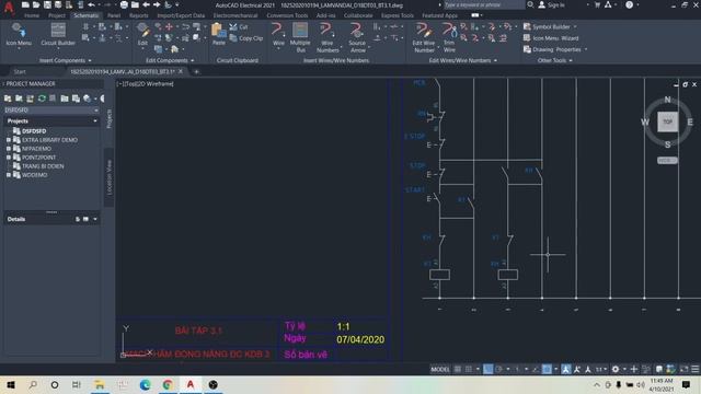 HƯỚNG DẪN VẼ MẠCH HÃM ĐỘNG NĂNG ĐỘNG CƠ KĐB 3 PHA TRÊN AUTOCAD ELECTRICAL 2021 смотреть онлайн