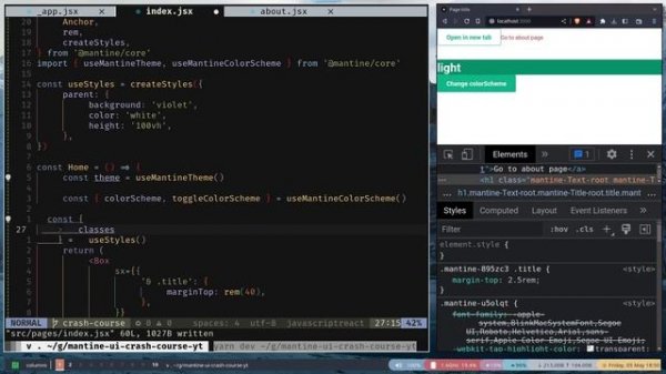 Mantine UI crash course with NEXT.JS | React UI Framework