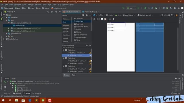 Table Layout - Android Studio | Indonesia смотреть онлайн
