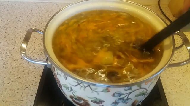 Суп куриный с шампиньонами смотреть онлайн