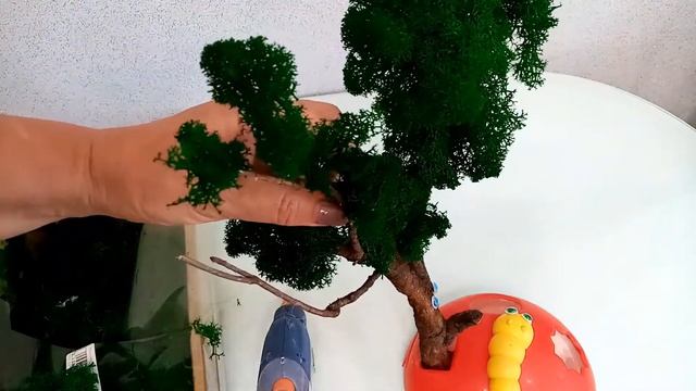 Дерево счастья ,композиция "Поляна" из стабилизированного мха #стабилизированный мох #дерево #полян смотреть онлайн