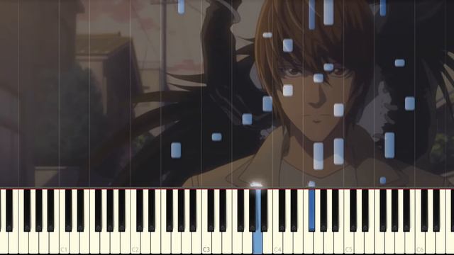 Coda (Death Note) - Synthesia / Piano Tutorial смотреть онлайн