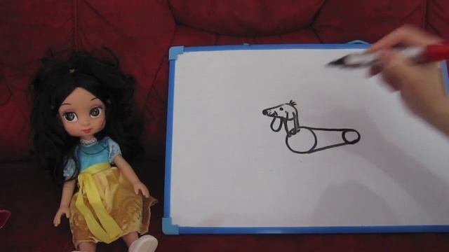 Научиться рисовать видео урок рисования Рисуем просто по шагам Собачку Таксу смотреть онлайн