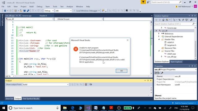 Create dll File in c++ and c# to Use in an Application Project on Visual Studio 2017 52 смотреть онлайн