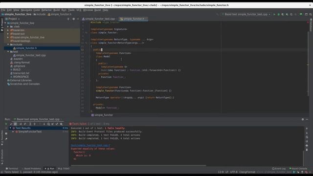 Re-implement std::function using type-erasure step by step in 15 min (part 2 coding) смотреть онлайн