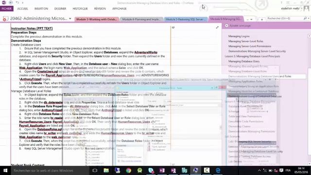 SQL SERVER 2014 - DataBase Role смотреть онлайн
