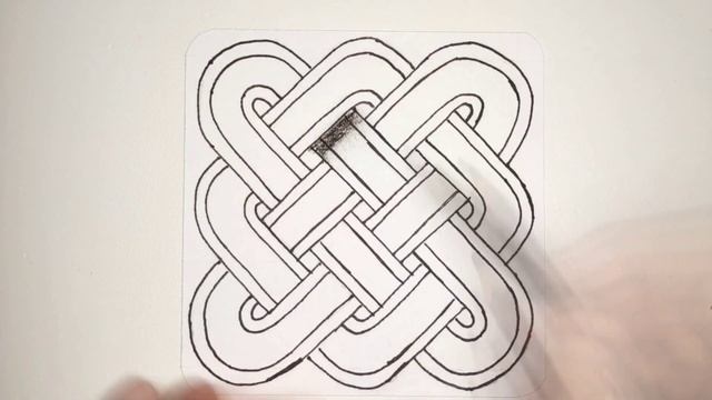 Кельтский узел шаг за шагом. Рисовать 3Д - это просто! Арт терапия.How to Draw 3D Knot.Art therapy. смотреть онлайн