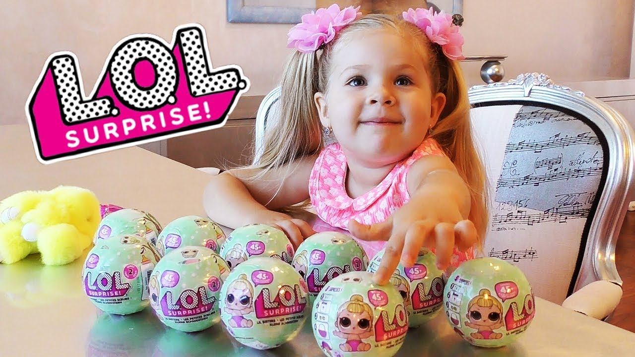 Baby doll LOL surprise, Surprise eggs toys play смотреть онлайн