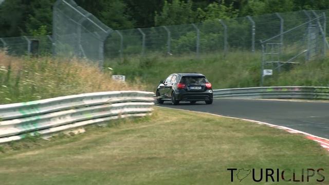 Mercedes-Benz CLA 45 AMG + A 45 AMG on the Nürburgring Nordschleife! смотреть онлайн