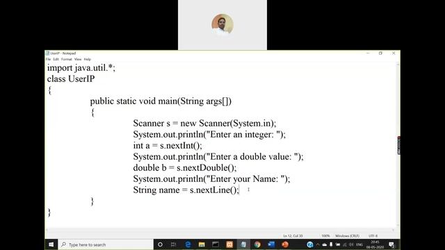 Using Scanner class in Java смотреть онлайн