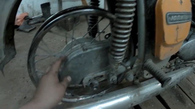 Часть 1 ИЖ Юпитер 5 переделка под кроссовый мотоцикл. смотреть онлайн