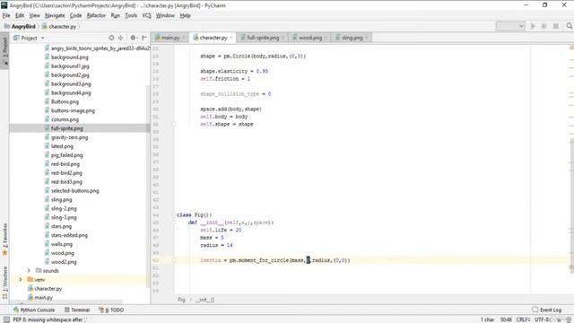 Angry Bird Game in Python #5: Create Pig for Game смотреть онлайн