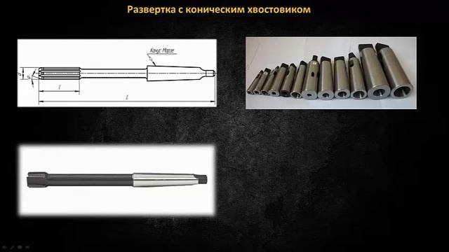 Основные типы и назначение свѐрл, зенкеров и развѐрток. смотреть онлайн