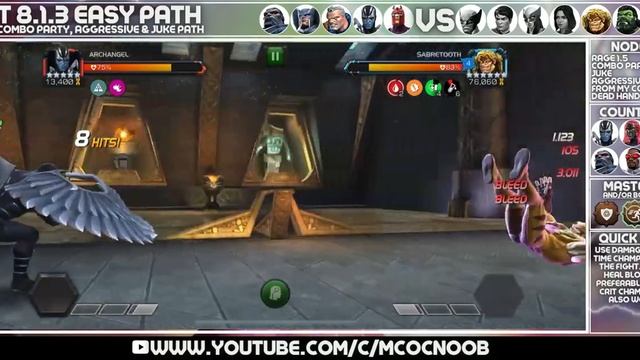 MCOC: Act 8.1.3 - Easy Path For Completion - Book 2 - Psycho-Man смотреть онлайн