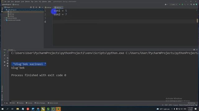 Python 1-dars: PRINT смотреть онлайн