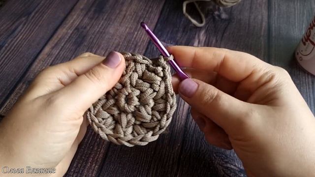 Невероятно красивый круг крючком узором "ёлочки" для сумок, корзин, ковриков Crochet circle смотреть онлайн