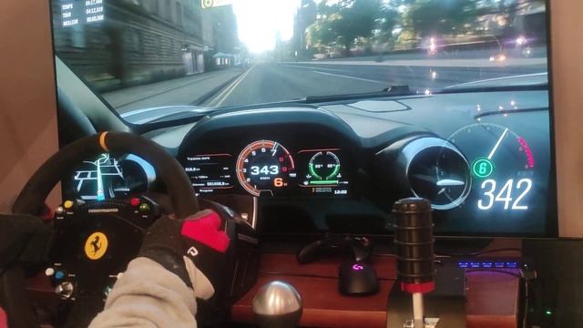 Forza Horizon 4 | Thrustmaster TS-PC Racer f488 Rim - Gameplay on Lg C9 Oled Tv смотреть онлайн