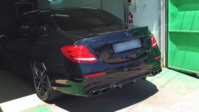 BLACK BEAST MERCEDES-AMG E63S By Ceramic Pro! смотреть онлайн