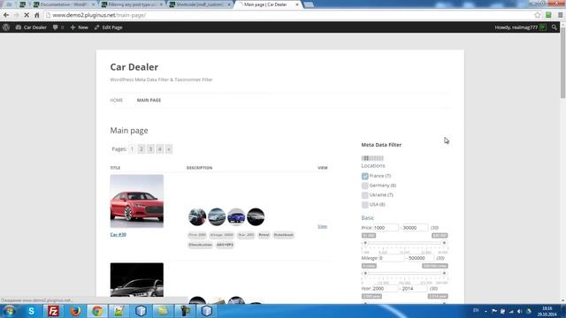 WordPress Meta Data Filter & Taxonomies Filter - car dealer wordpress theme search filter смотреть онлайн