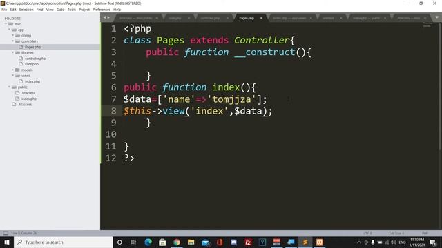 PHP MVC Basic#2 ทำControllersและViews[WEBDER] смотреть онлайн