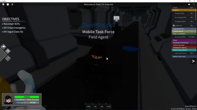 Mobile Task Force Roblox SCP Game смотреть онлайн