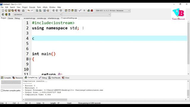Day 20 : Operator Overloading in C++ | C++/Cpp Course Telugu | Vamsi Bhavani смотреть онлайн