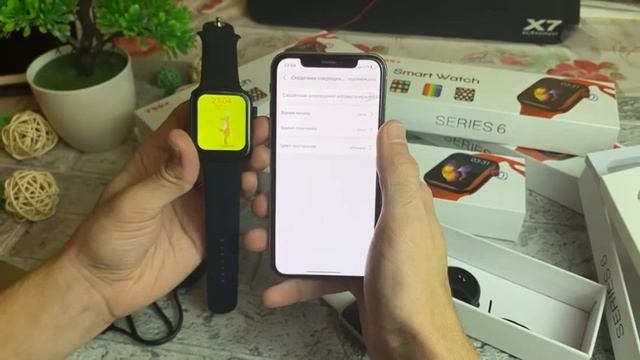 Настройка умных часов Smart Watch T55+ аналог Apple Watch