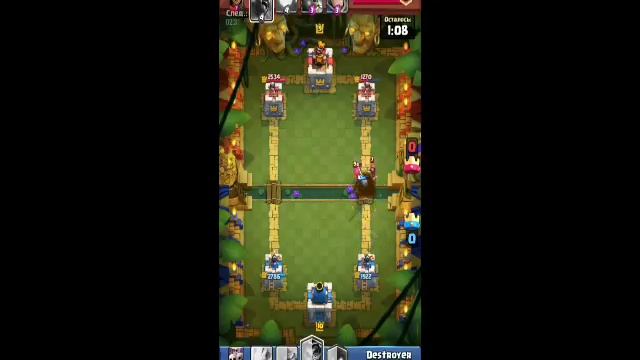 Ничья во время доп.времени | Clash royale смотреть онлайн