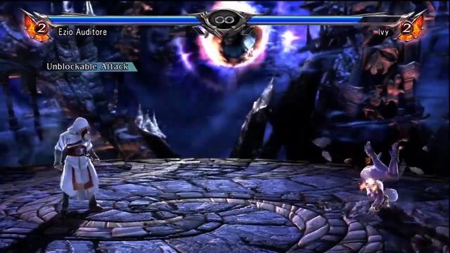 SoulCalibur 5 Ezio Gameplay - Moves and Super Combo (Xbox 360 / PS3 Gameplay and Commentary) смотреть онлайн