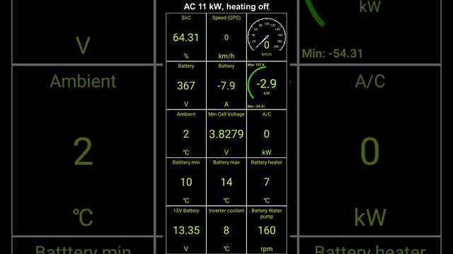 Toyota bZ4X⚡"negative" charging at AC 11 kW - Car Scanner ELM OBD2 app for iOS and Android смотреть онлайн