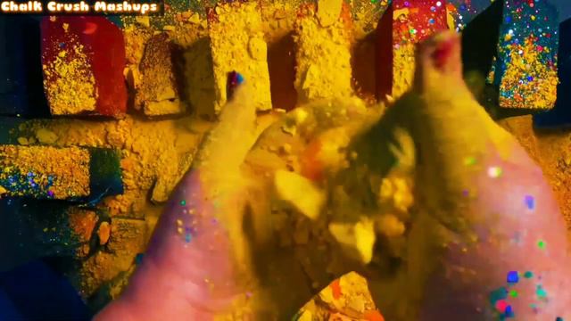 2x Speed Tranquil Tints Edit: Dyed Chalk ASMR Bliss #chalkcrush #viral #asmr #subscribenow