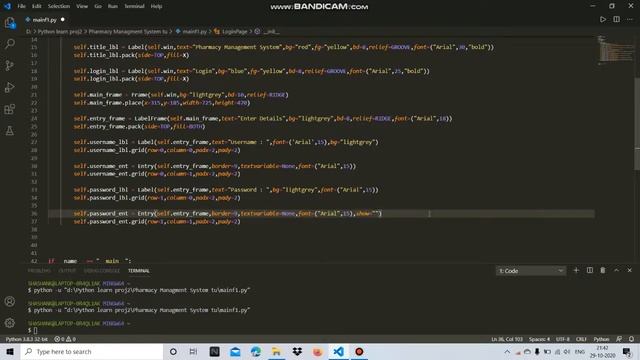 Pharmacy Management System (Advance) with Database - Login Part 3 | Python Tkinter Projects in Hind смотреть онлайн