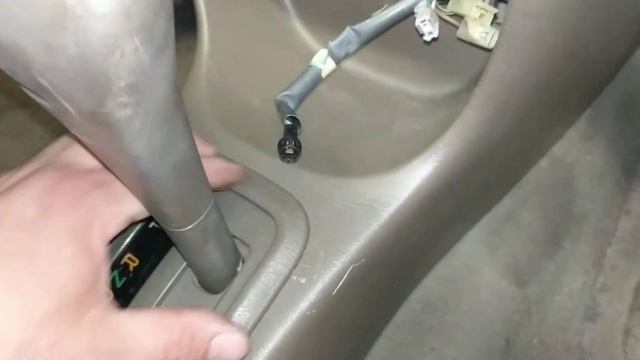 How To Remove And Install Shifter Trim On A 1999 Chevy Prizm / Toyota Corolla