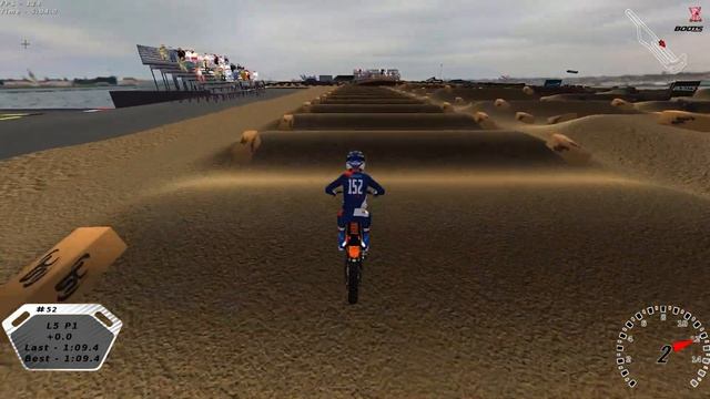 A Supercross Track on an Aircraft Carrier! - MX Simulator Track Walk Ep. 218 смотреть онлайн