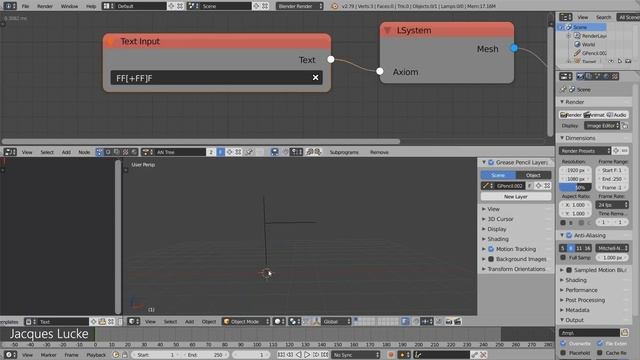 LSystems in Animation Nodes - Part 1: Geometry Generation смотреть онлайн