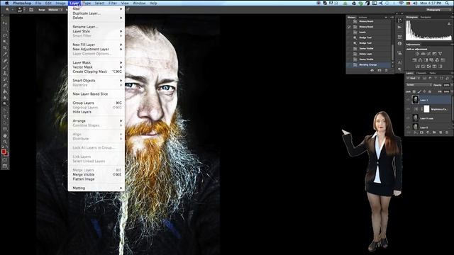 Ретушь мужского портрета в стиле журнала Эсквайр смотреть онлайн